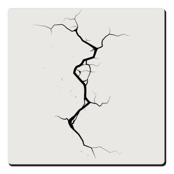 Cracked, Τετράγωνο μαγνητάκι ξύλινο 6x6cm