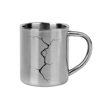 Cracked, Mug Stainless steel double wall 300ml