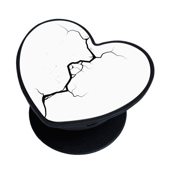 Cracked, Phone Holders Stand  καρδιά Μαύρο Βάση Στήριξης Κινητού στο Χέρι