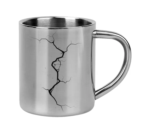 Cracked — Mug Stainless steel double wall 300ml