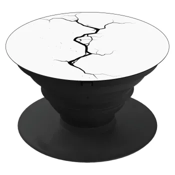 Cracked, Phone Holders Stand  Black Hand-held Mobile Phone Holder