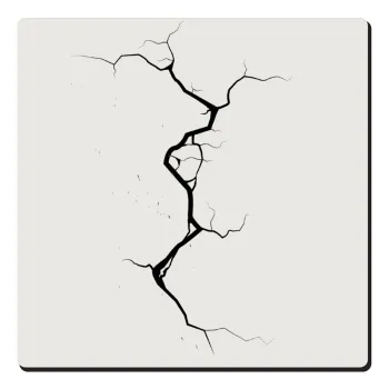 Cracked, Τετράγωνο μαγνητάκι ξύλινο 6x6cm