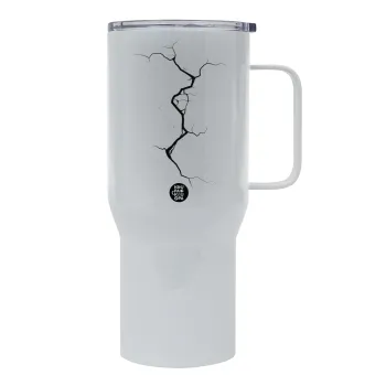 Cracked, Tumbler με καπάκι, διπλού τοιχώματος (θερμό) 750L
