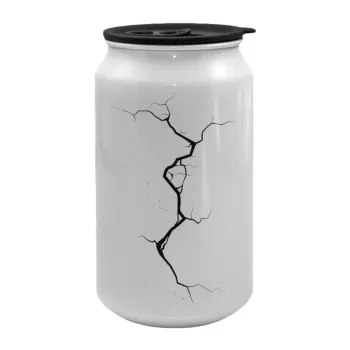 Cracked, Κούπα ταξιδιού μεταλλική με καπάκι (tin-can) 500ml