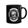 Mug black, ceramic, 330ml
