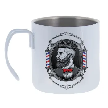 Barber shop — Κούπα Ανοξείδωτη διπλού τοιχώματος 400ml