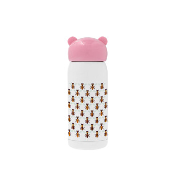 Μελισσούλες, Ροζ ανοξείδωτο παγούρι θερμό (Stainless steel), 320ml
