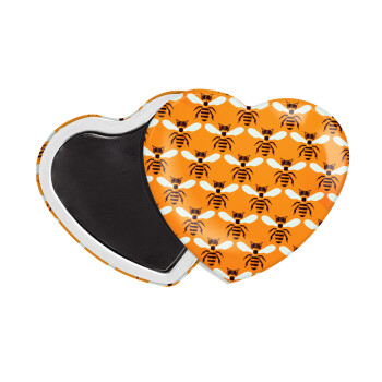 Bee, Μαγνητάκι καρδιά (57x52mm)