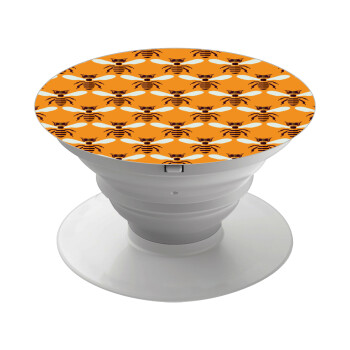 Bee, Phone Holders Stand  White Hand-held Mobile Phone Holder