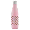 Metal mug thermos Pink Iridiscent (Stainless steel), double wall, 500ml