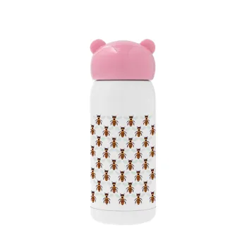 Μελισσούλες, Ροζ ανοξείδωτο παγούρι θερμό (Stainless steel), 320ml