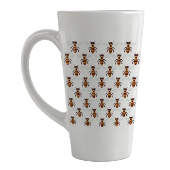 Bee, Κούπα κωνική Latte Μεγάλη, κεραμική, 450ml