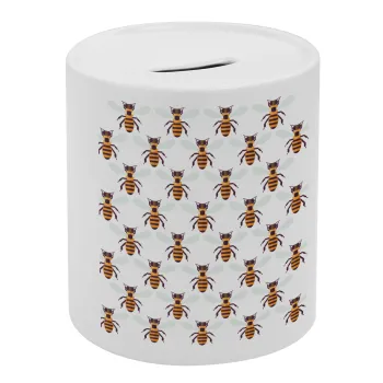 Bee, Κουμπαράς πορσελάνης με τάπα