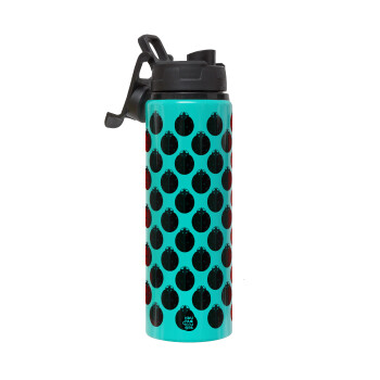 Coccinella, Metallic water bottle with safety lid, 850ml aluminum