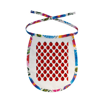 Coccinella, Σαλιάρα μωρού αλέκιαστη με κορδόνι Χρωματιστή