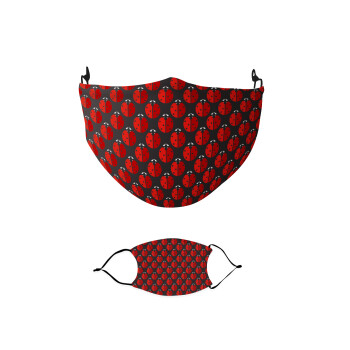 Coccinella, Μάσκα υφασμάτινη παιδική πολλαπλών στρώσεων με υποδοχή φίλτρου