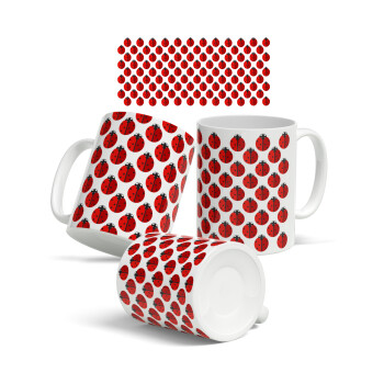 Coccinella, Ceramic coffee mug, 330ml (1pcs)