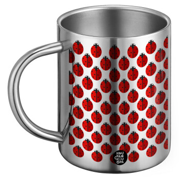 Πασχαλίτσα, Ανοξείδωτη Μεταλλική Κούπα 450ml - Διπλού Τοιχώματος