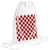 Backpack pouch GYMBAG white (28x40cm)