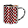 Double-wall metal cup for espresso (220ml)
