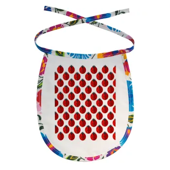 Πασχαλίτσα, Σαλιάρα μωρού αλέκιαστη με κορδόνι Χρωματιστή