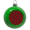 Στολίδι Χριστουγεννιάτικη μπάλα δένδρου Πράσινο 8cm