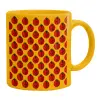 Κούπα, κεραμική κίτρινη, 330ml