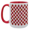 Κούπα Mega 15oz, κεραμική Κόκκινη, 450ml
