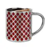 Double-wall metal cup for espresso (220ml)