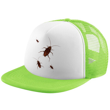 Blattodea, Καπέλο Soft Trucker με Δίχτυ Πράσινο/Λευκό