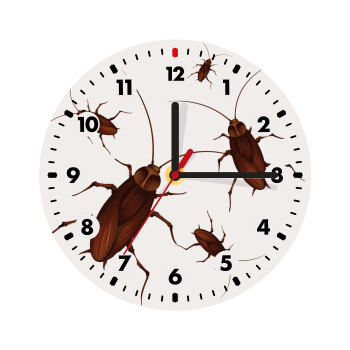 Blattodea, Wooden wall clock (20cm)