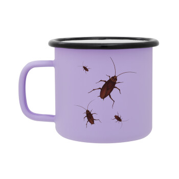 Κατσαρίδα, Κούπα Μεταλλική εμαγιέ ΜΑΤ Light Pastel Purple 360ml