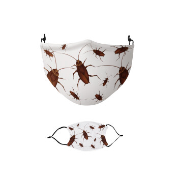 Blattodea, Μάσκα υφασμάτινη παιδική πολλαπλών στρώσεων με υποδοχή φίλτρου
