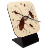 Quartz Table clock in natural wood (10cm)