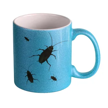 Blattodea, Κούπα Σιέλ Glitter που γυαλίζει, κεραμική, 330ml