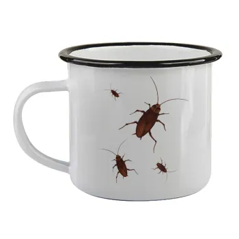 Blattodea, Κούπα εμαγιέ με μαύρο χείλος 360ml