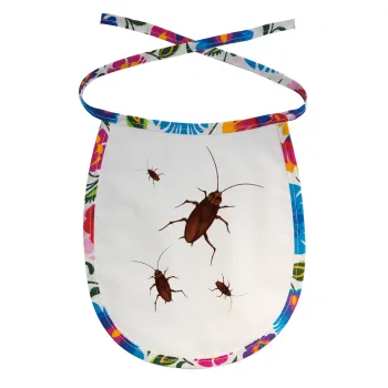 Blattodea, Σαλιάρα μωρού αλέκιαστη με κορδόνι Χρωματιστή