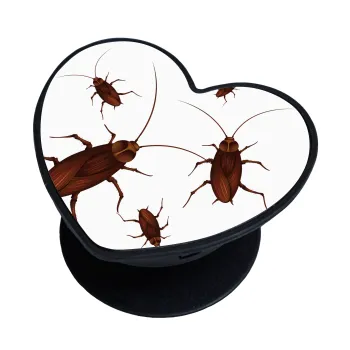 Κατσαρίδα, Phone Holders Stand  καρδιά Μαύρο Βάση Στήριξης Κινητού στο Χέρι