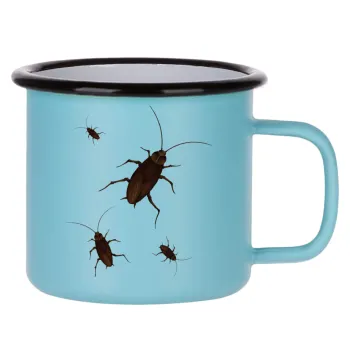 Κατσαρίδα, Κούπα Μεταλλική εμαγιέ ΜΑΤ σιέλ 360ml