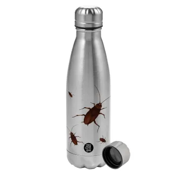 Blattodea, Metallic water bottle, stainless steel, 750ml