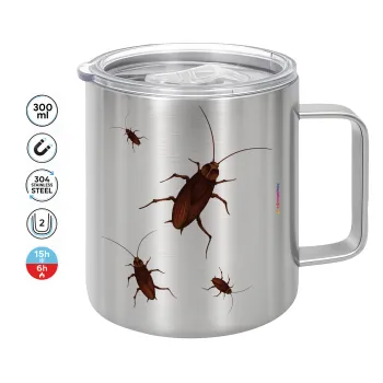 Blattodea, Mug Stainless steel double wall 300ml