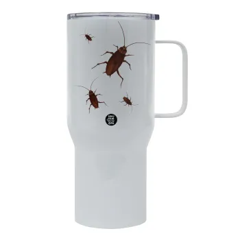 Blattodea, Mega Stainless steel Tumbler with lid, double wall 750L
