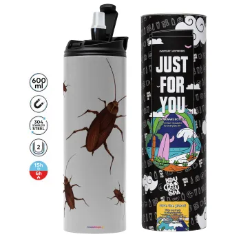 Blattodea, Tumbler stainless steel GREY 600ml