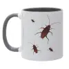 Mug colored grey, ceramic, 330ml