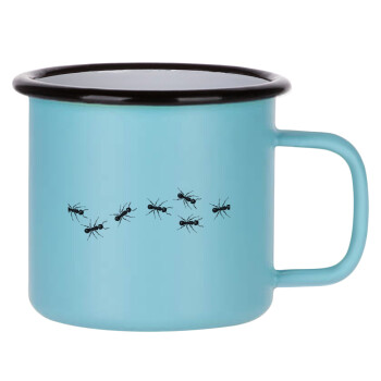 Μυρμήγκια, Κούπα Μεταλλική εμαγιέ ΜΑΤ σιέλ 360ml