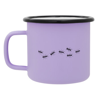 Μυρμήγκια, Κούπα Μεταλλική εμαγιέ ΜΑΤ Light Pastel Purple 360ml