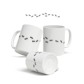 Ants, Ceramic coffee mug, 330ml (1pcs)