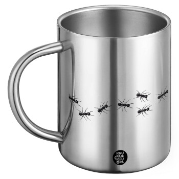 Ants, BIG Mug Stainless steel double wall (450ml)