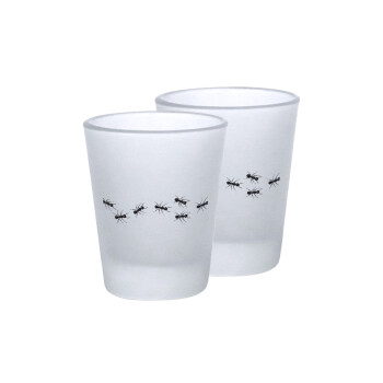 Ants, Σφηνοπότηρα γυάλινα 45ml του πάγου (2 τεμάχια)