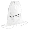 Backpack pouch GYMBAG white (28x40cm)